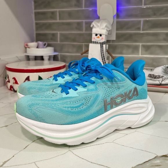 Hoka Clifton 10 Running Shoes. Women’s Size 9B Color Blue - Picture 2 of 12